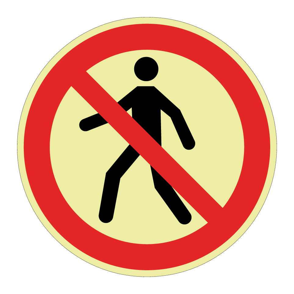 P004 Interdit aux piétons
