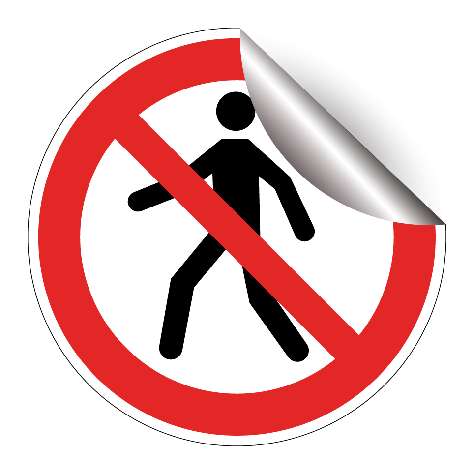P004 Interdit aux piétons