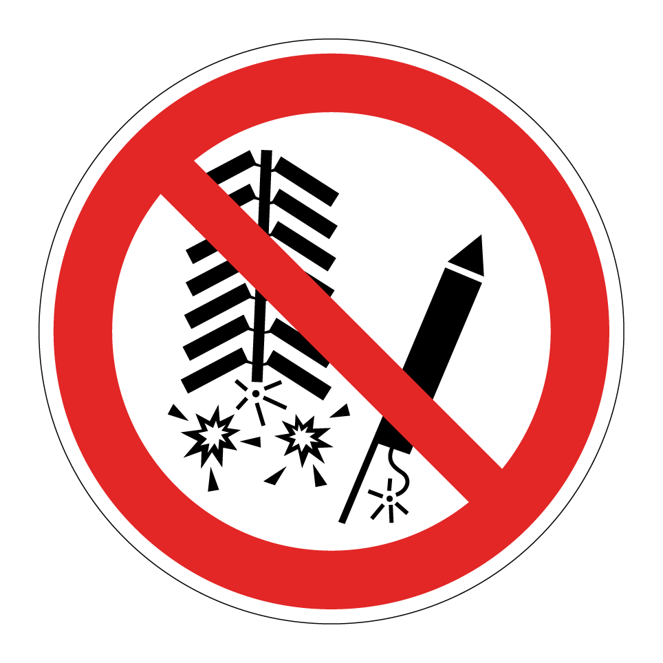P040 Ne pas allumer de feux d'artifice