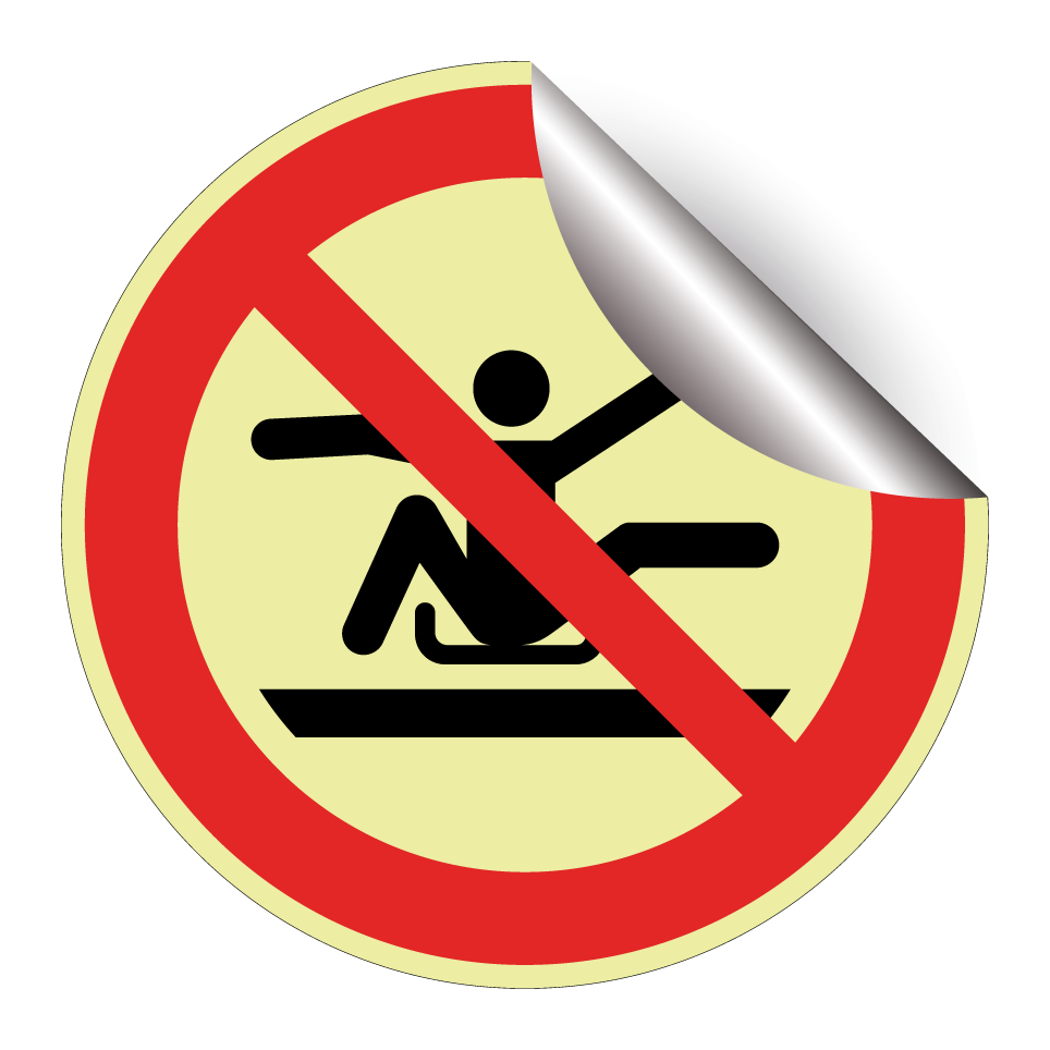 P046 Ne pas s'étirer hors de la luge