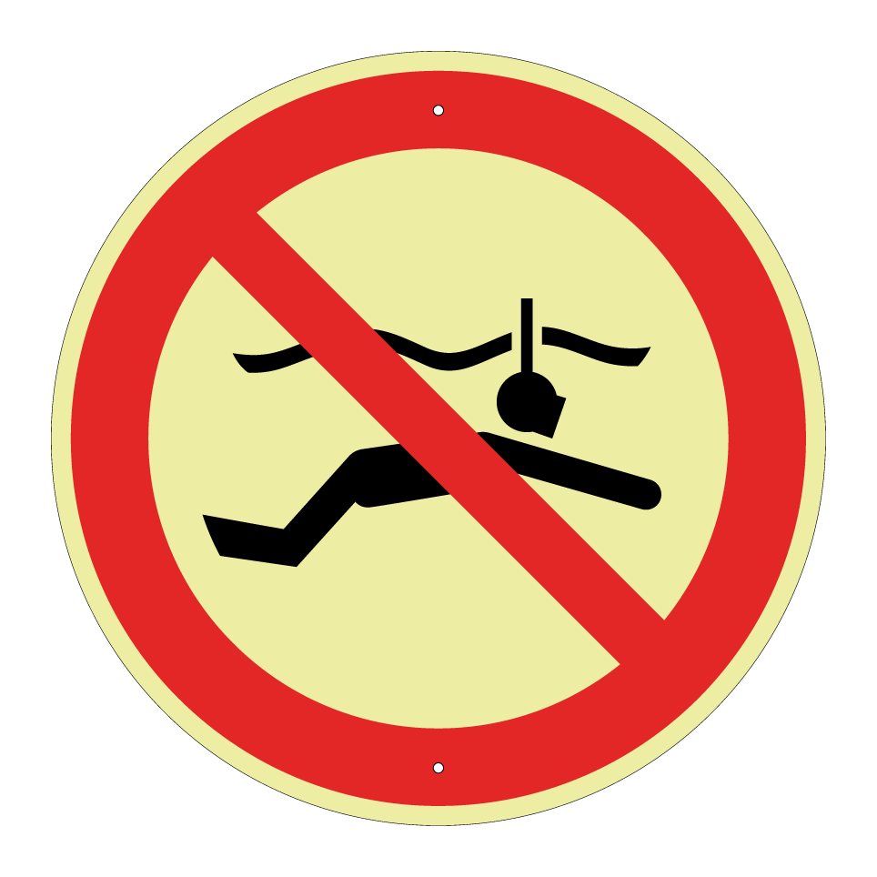 P050 Schnorcheln verboten