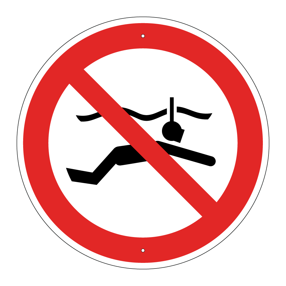 P050 Schnorcheln verboten