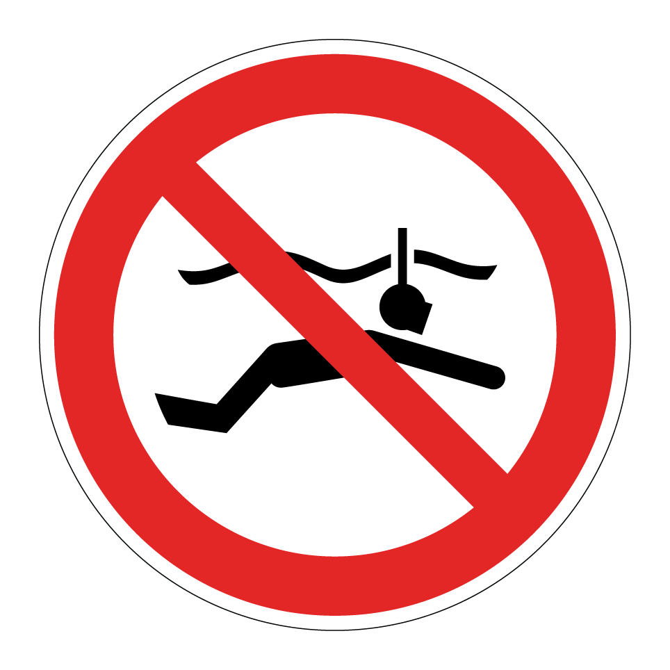 P050 Schnorcheln verboten