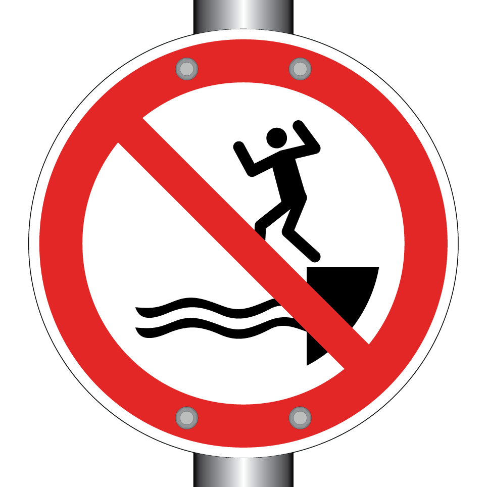 P061 Ne pas sauter dans l'eau