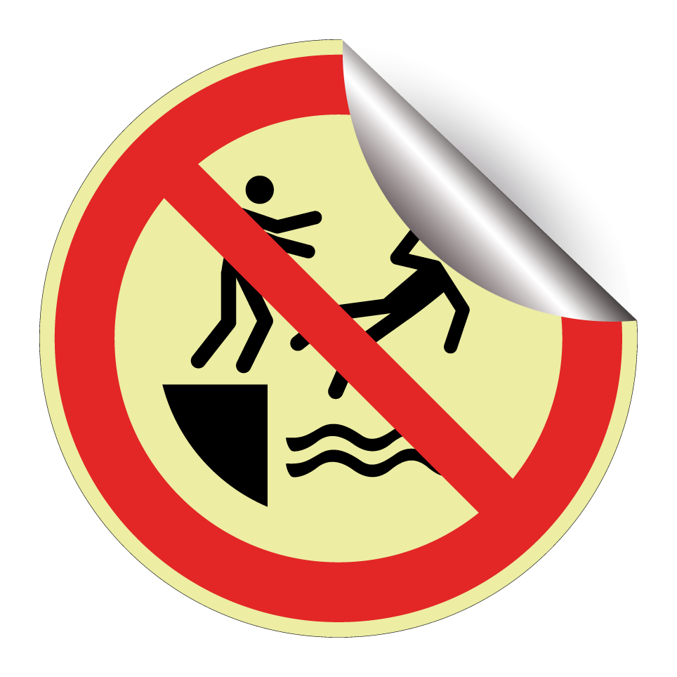 P062 Ne pas pousser dans l'eau