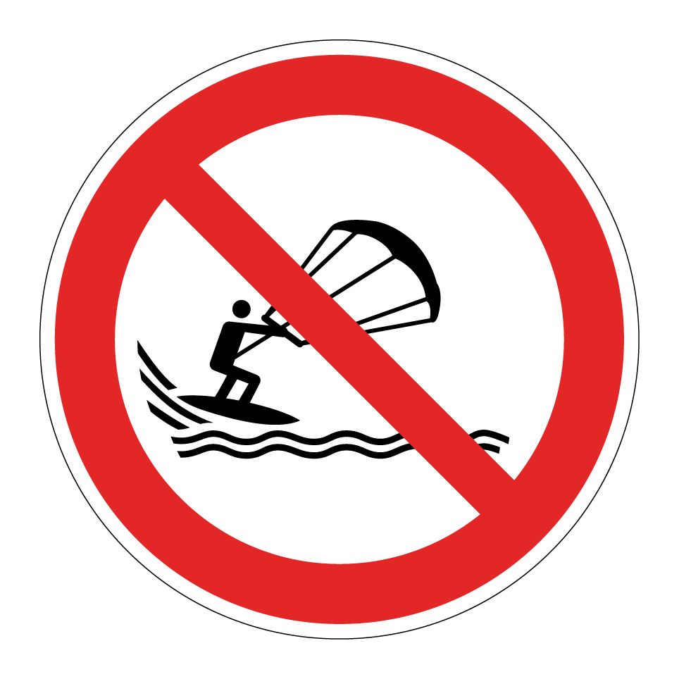 P065 Interdiction de faire du kitesurf