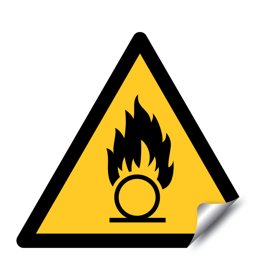 W028 Warnung vor brandfördernden Stoffen