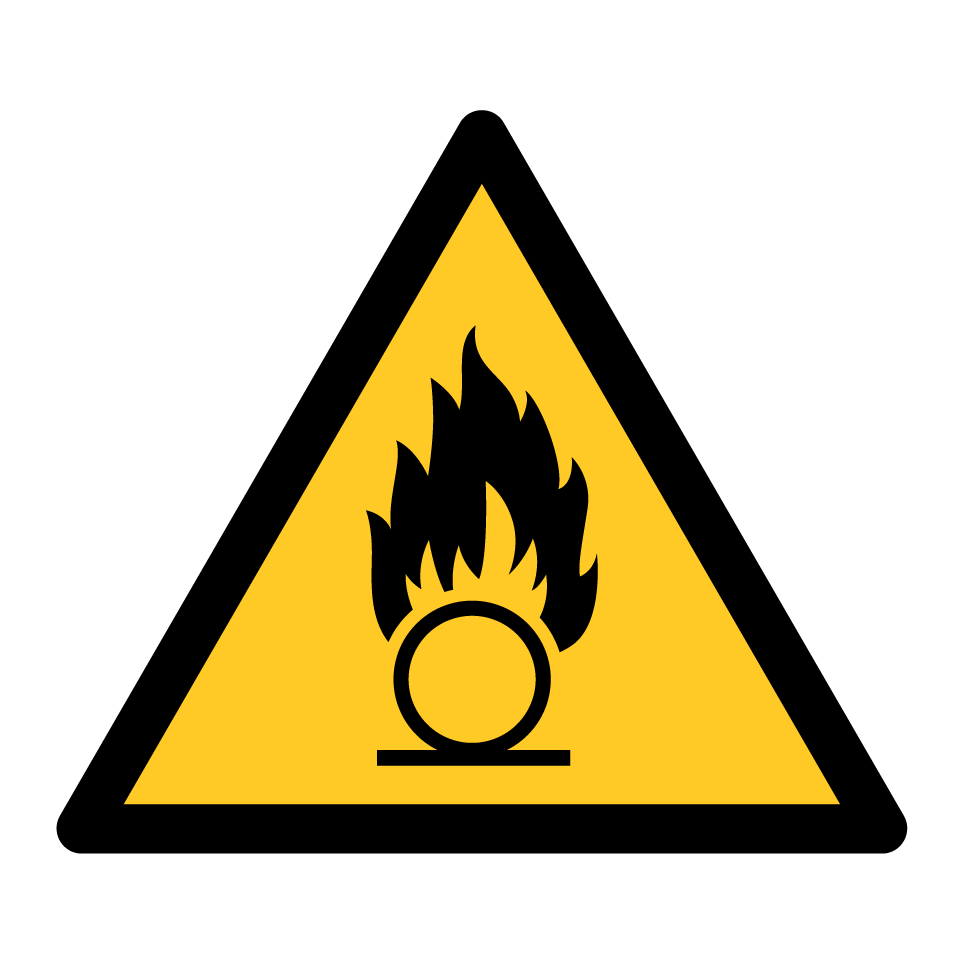 W028 Warnung vor brandfördernden Stoffen