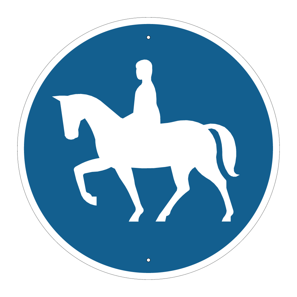 Équitation autorisée