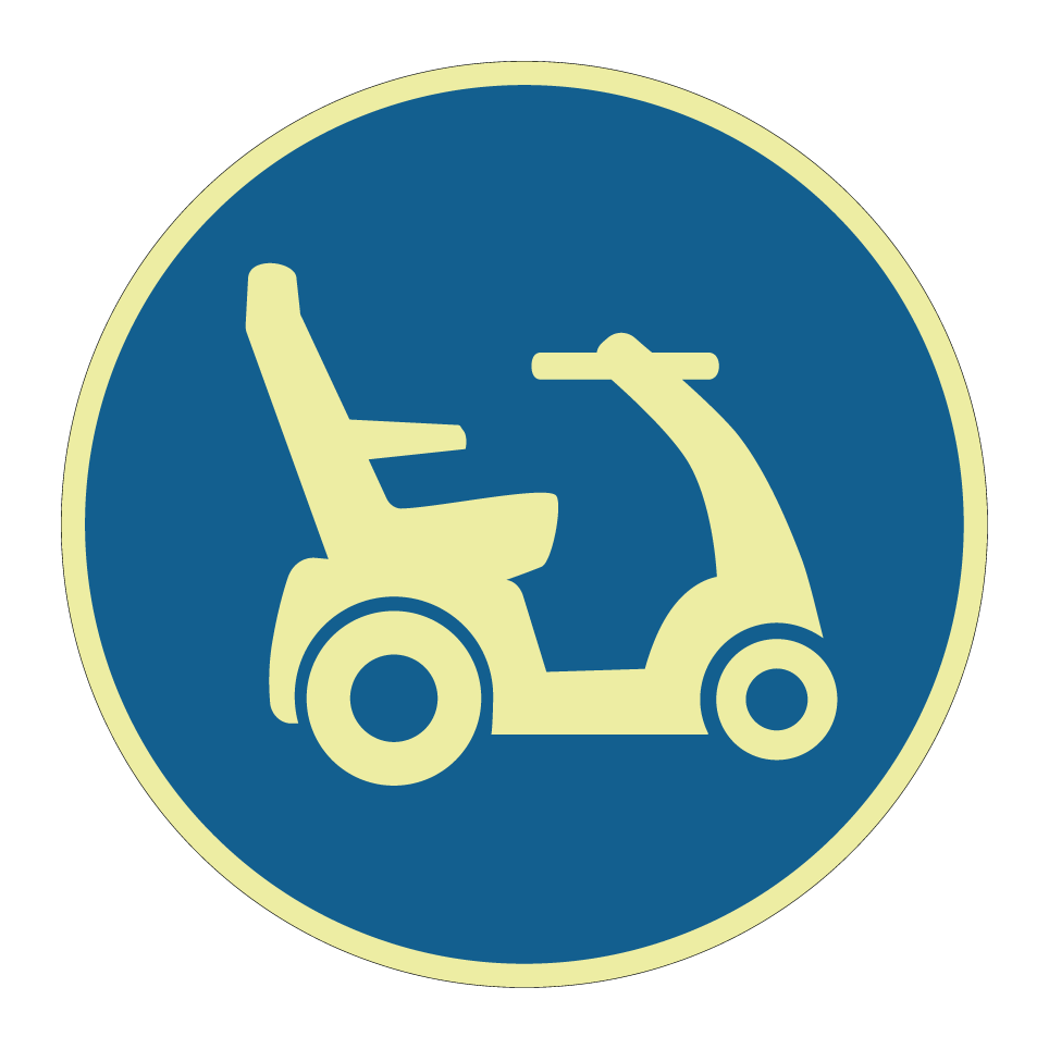 Mobilitätsroller erlaubt