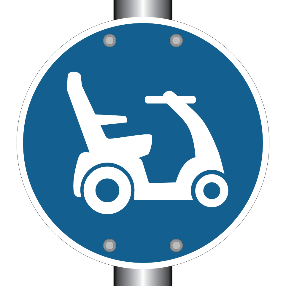 Mobilitätsroller erlaubt