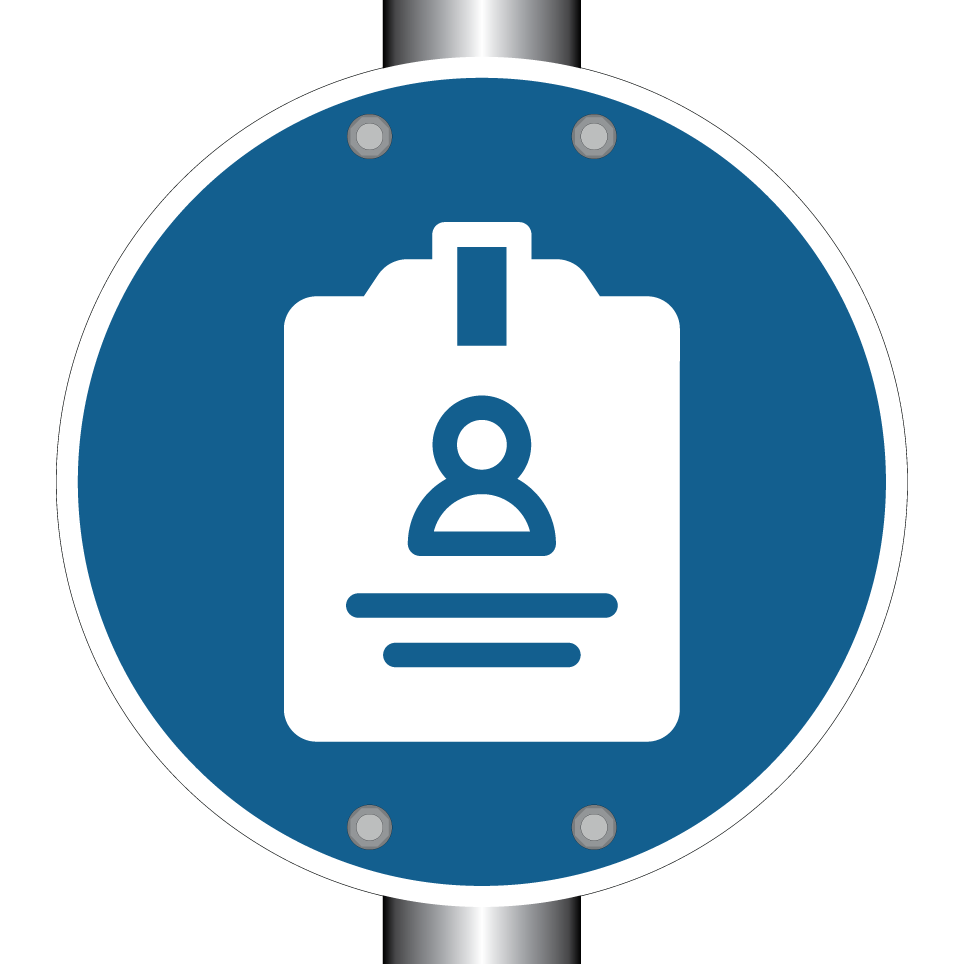 Badge d'identification requis