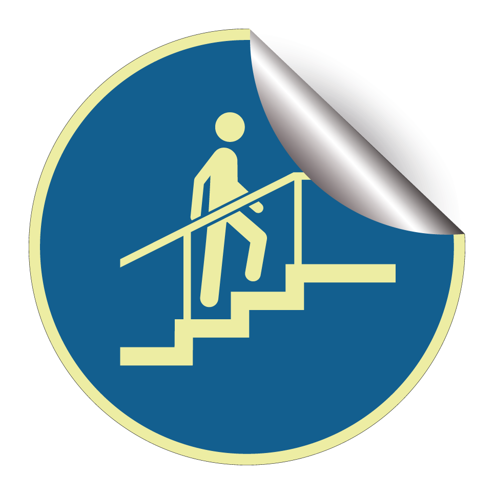 Utiliser les escaliers avec main courante