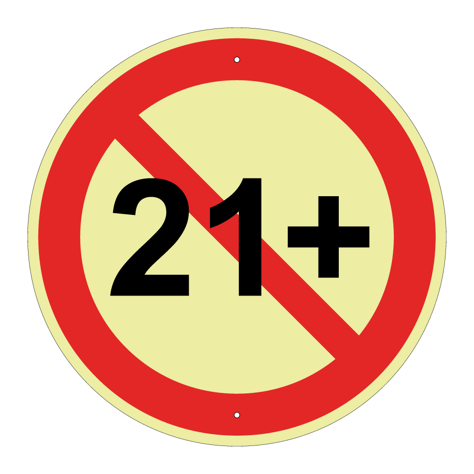 Interdit aux moins de 21 ans