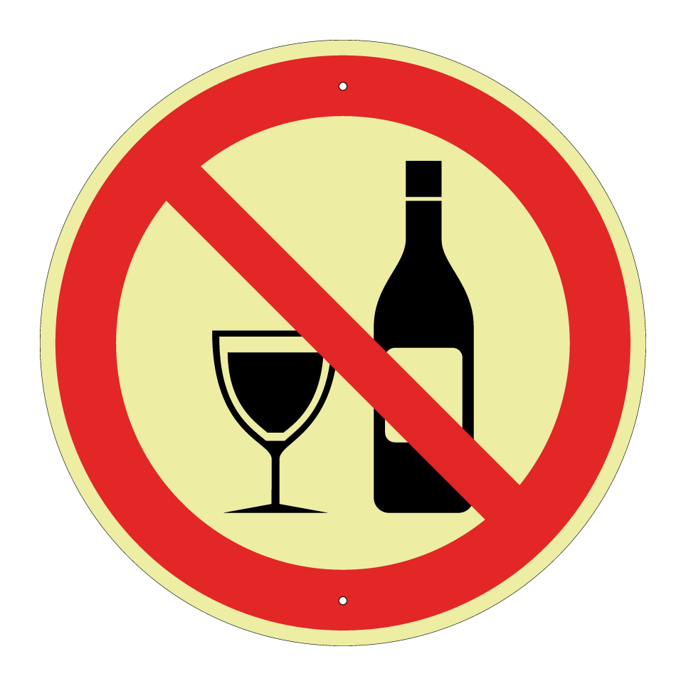 Pas d’alcool