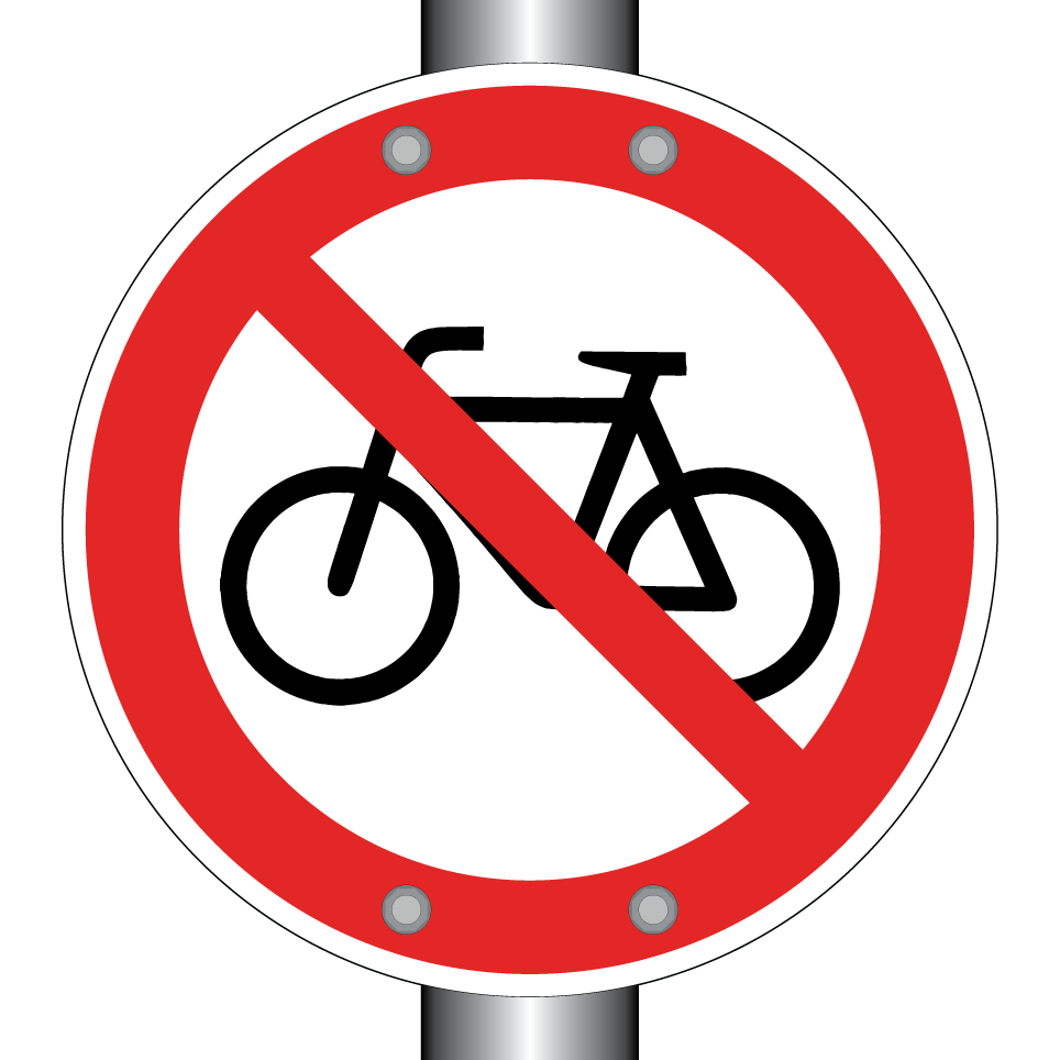 Keine Fahrräder