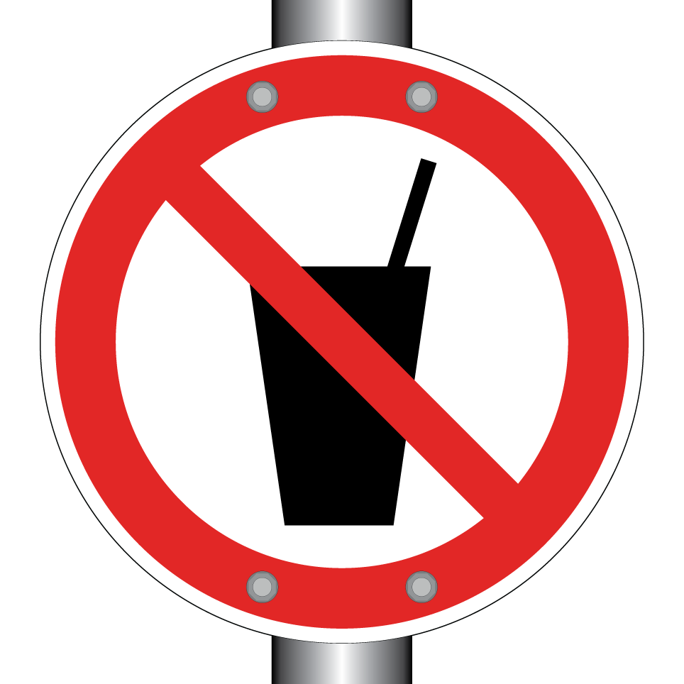 Pas de boissons gazeuses