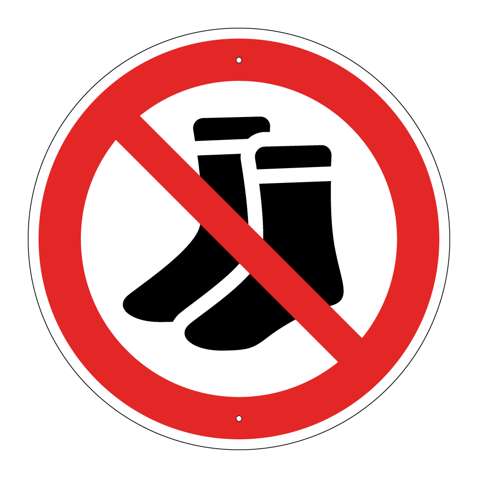 Pas de chaussettes