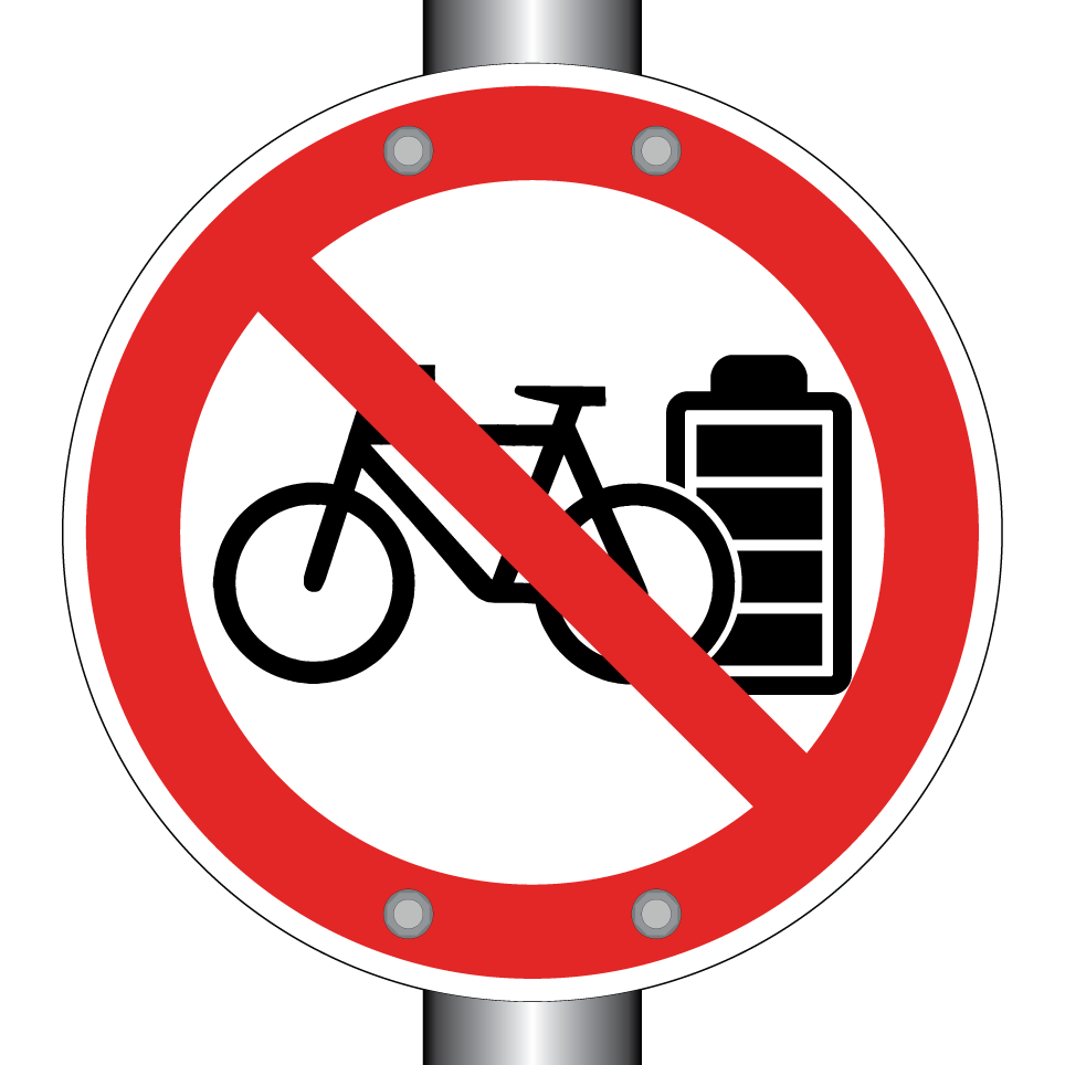 Pas de vélos électriques