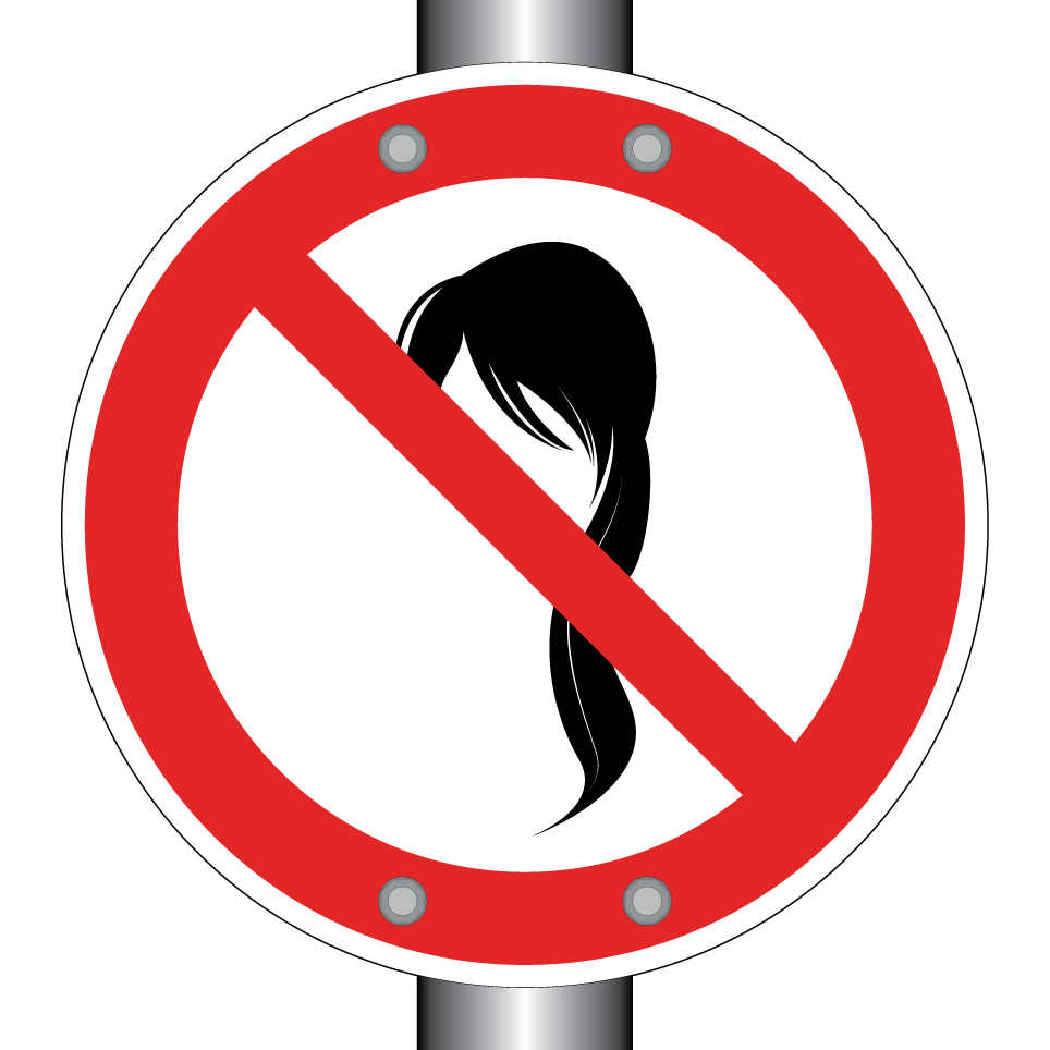 Pas de cheveux lâches