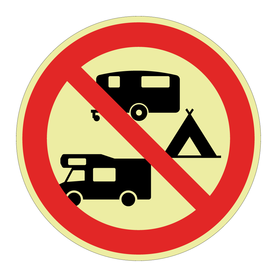Kein Camping oder Wohnwagen