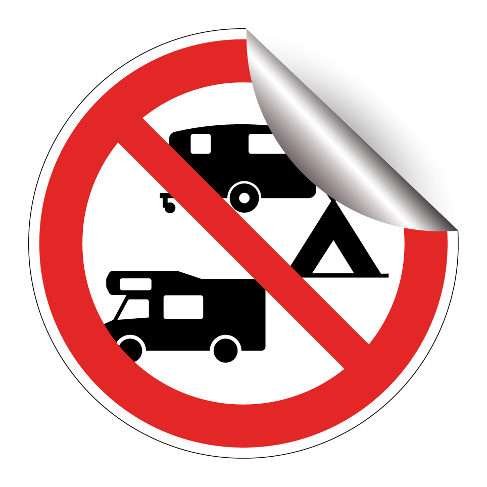 Kein Camping oder Wohnwagen