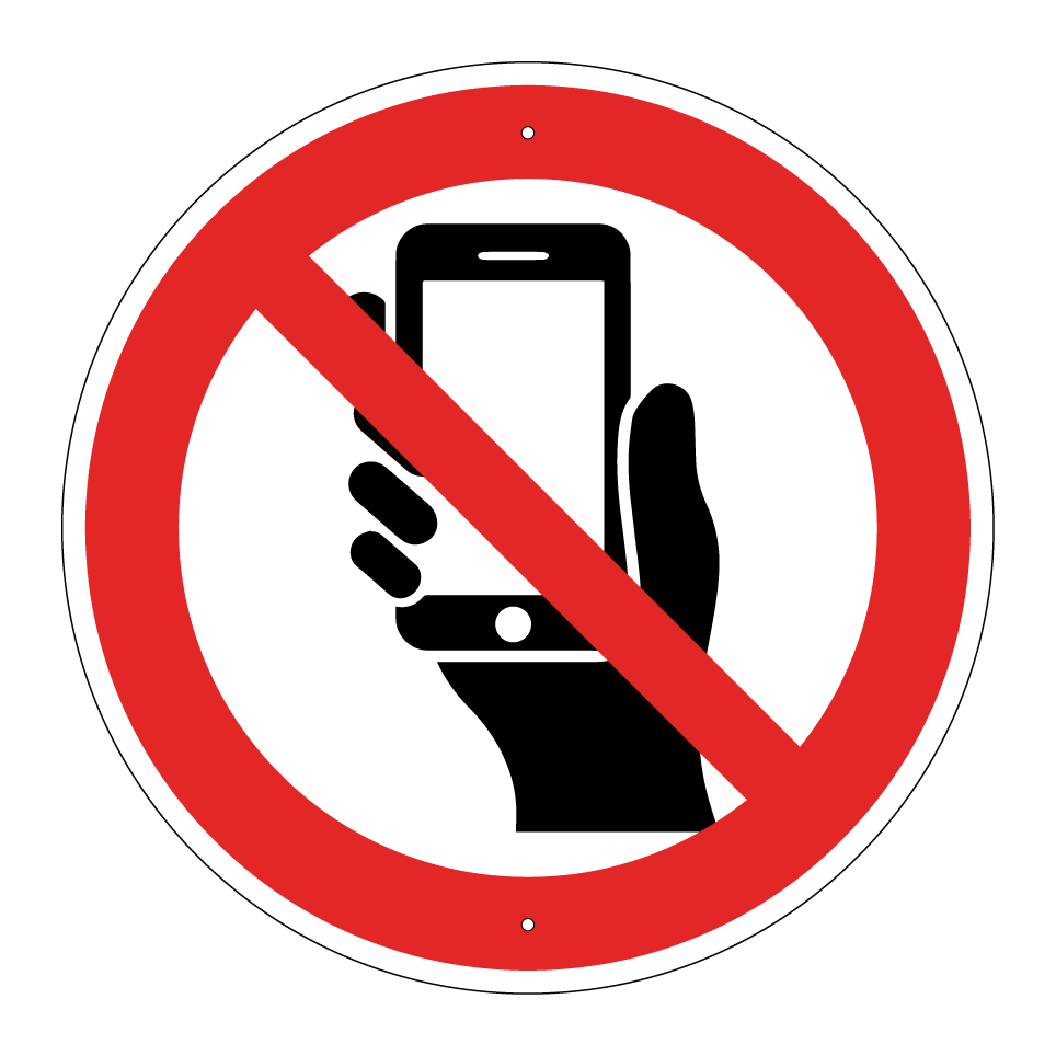Pas d'utilisation du téléphone