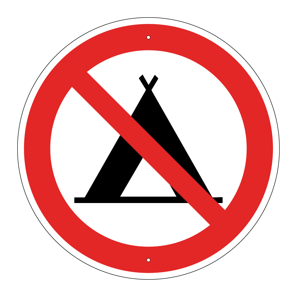 Kein Camping