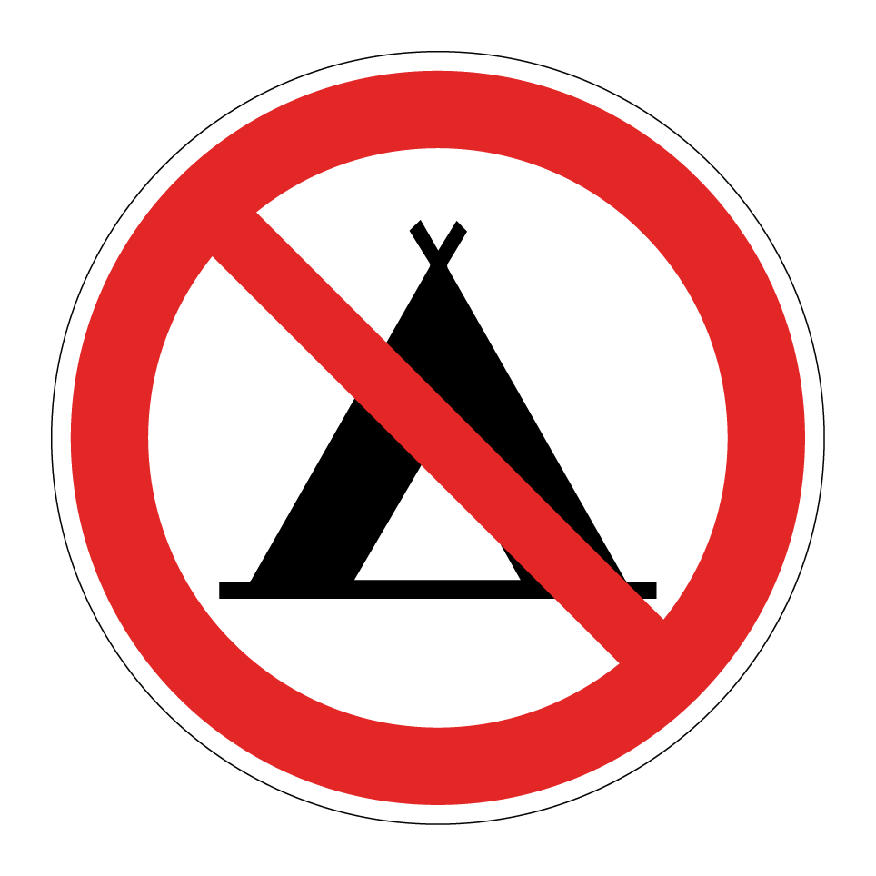 Kein Camping