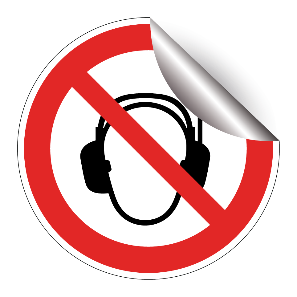 Casques radio interdits