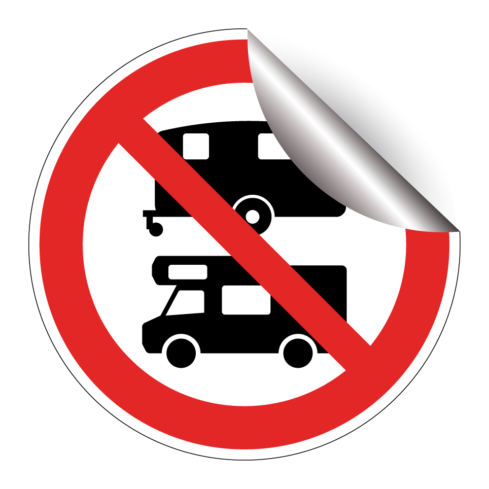 Keine Wohnwagen oder Wohnmobile