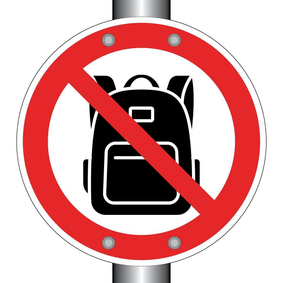 Kein Rucksack
