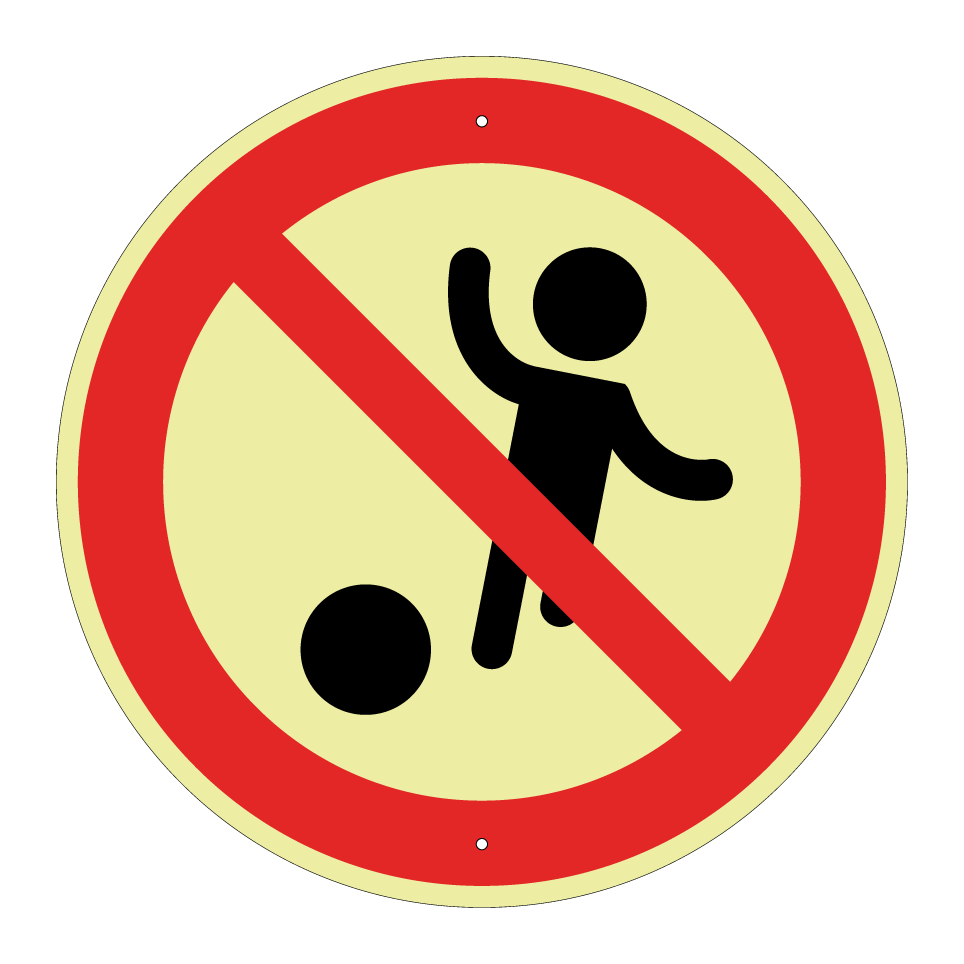 Kein Ballspielen