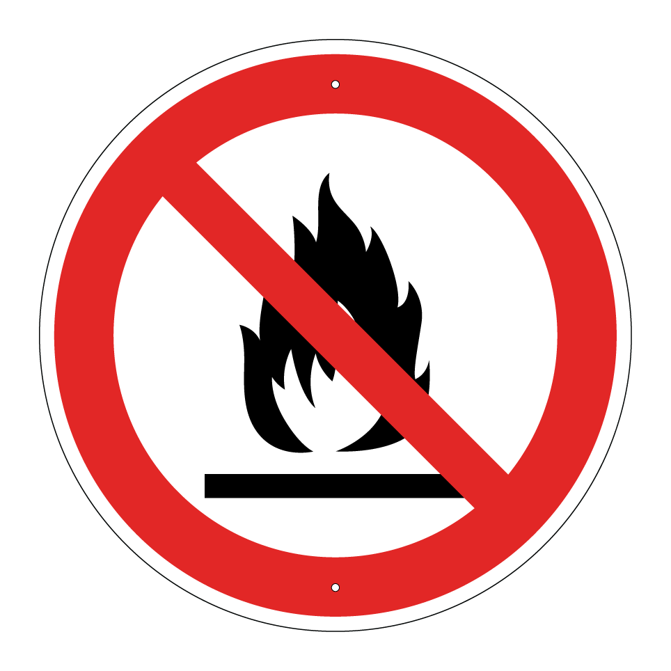 Keine offenen Flammen