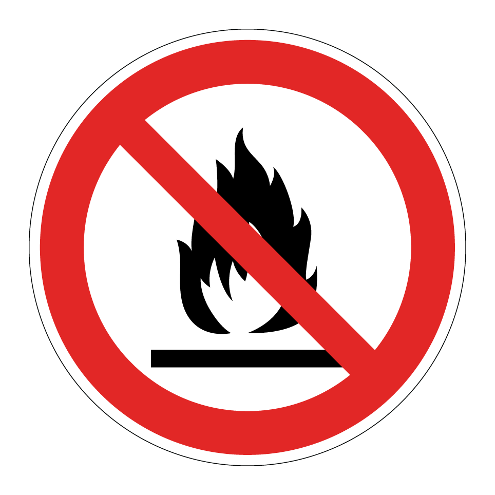 Keine offenen Flammen