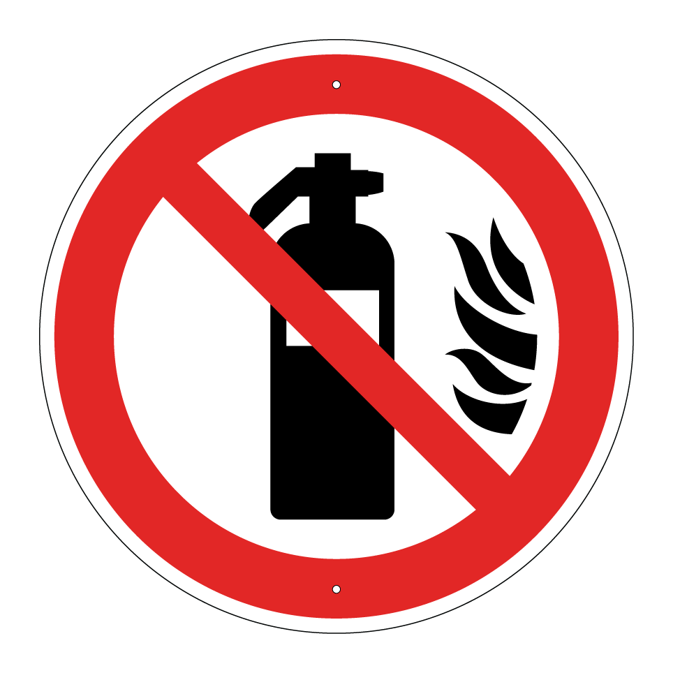 Keine Feuerlöscher