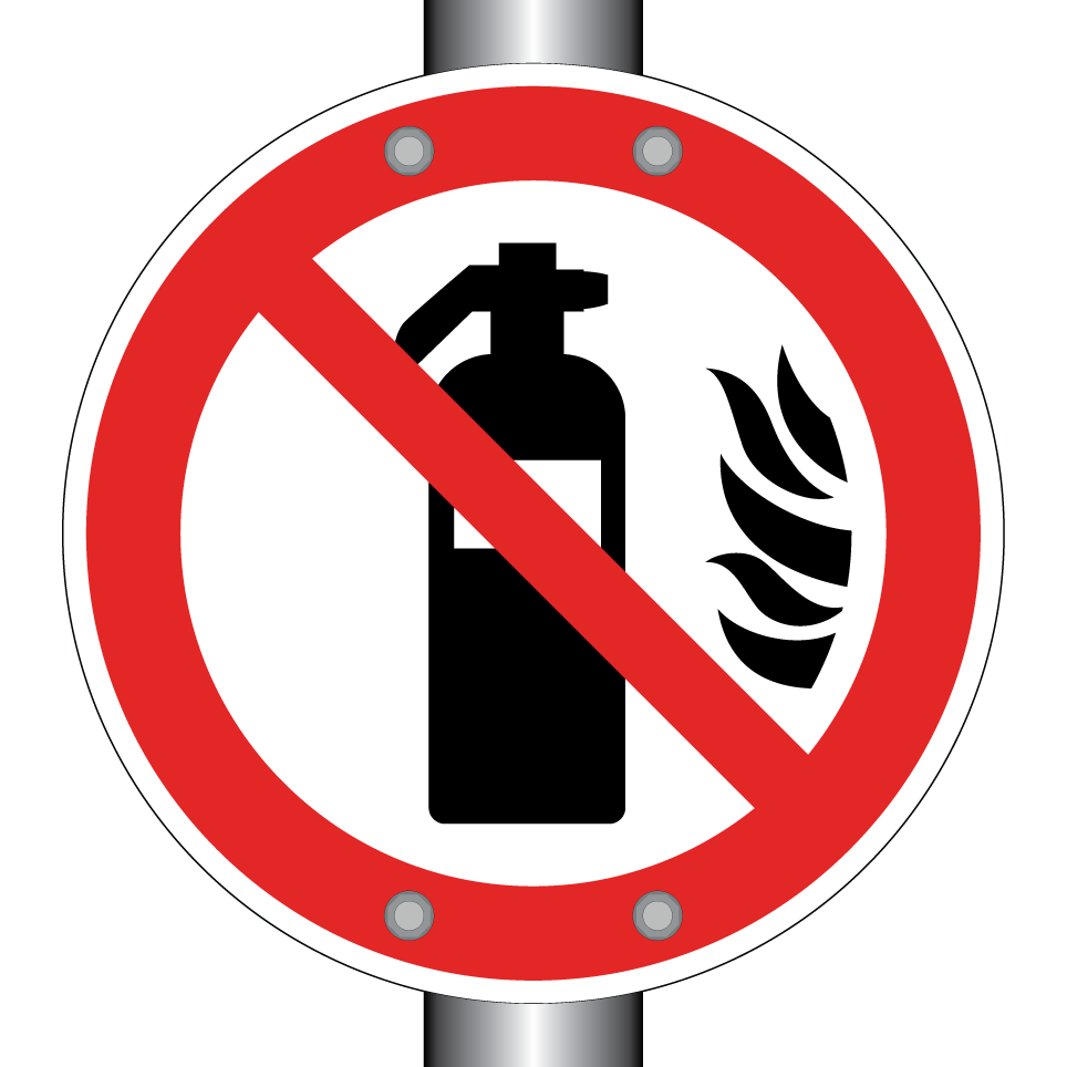 Keine Feuerlöscher