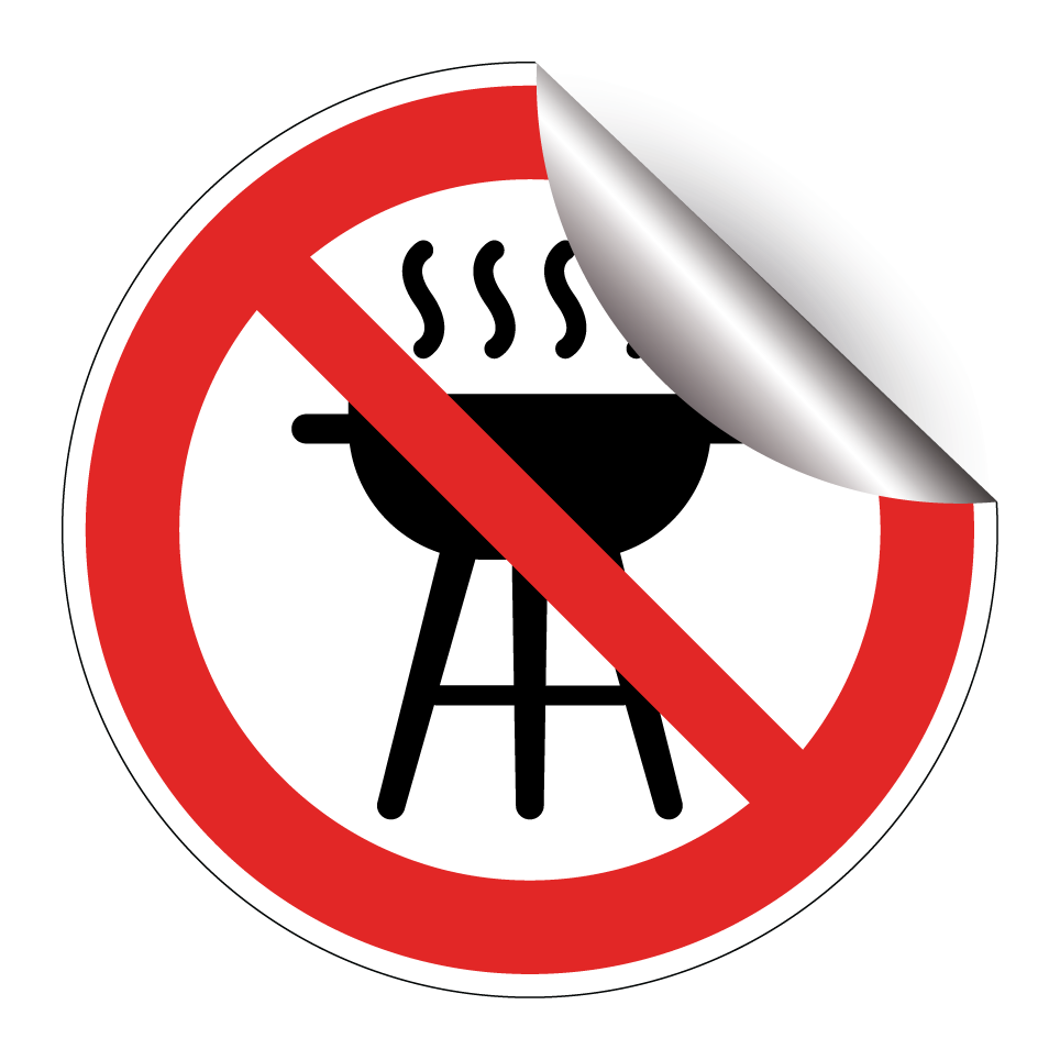 Pas de barbecues