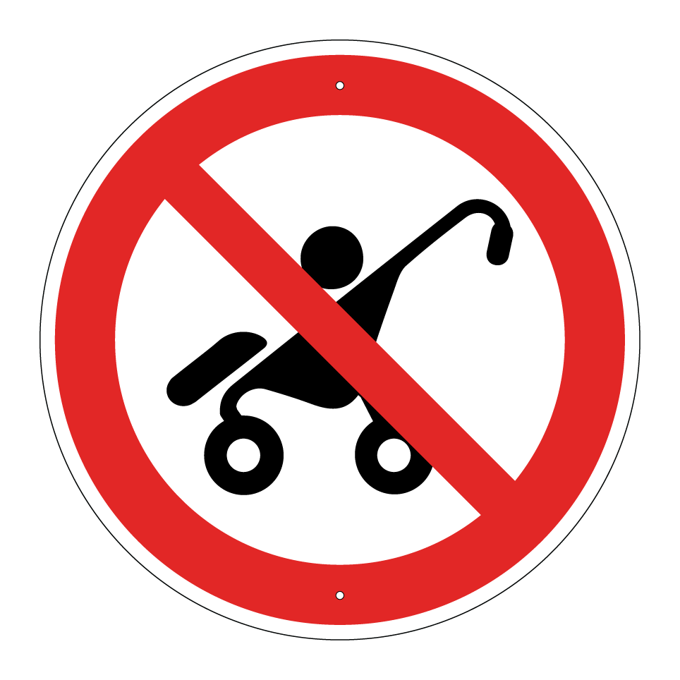 Keine Kinderwagen
