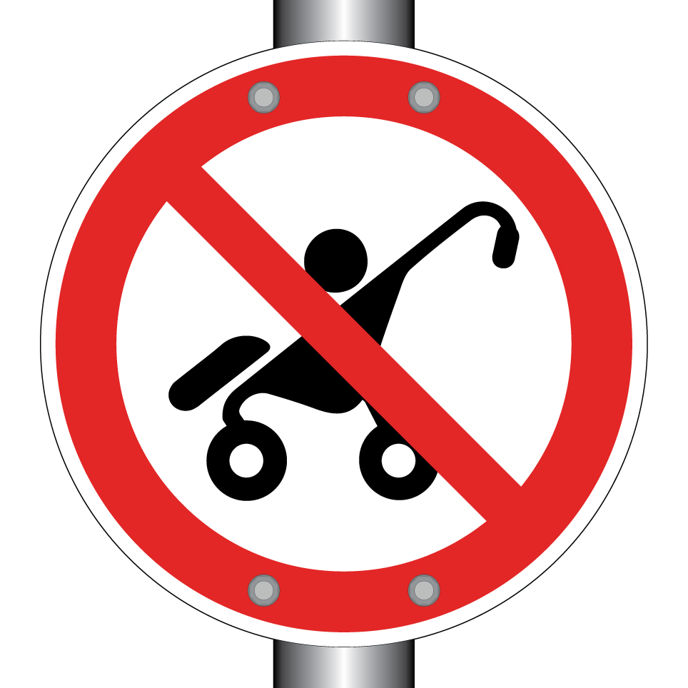 Keine Kinderwagen