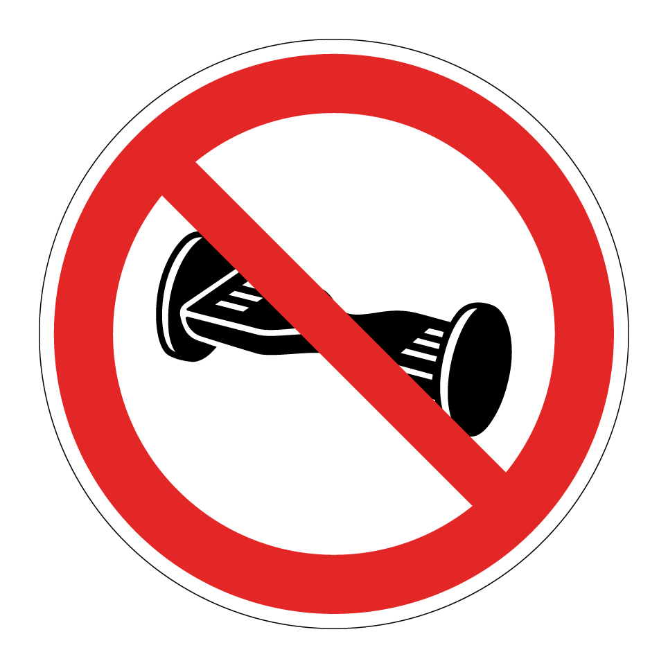 Pas d'hoverboards