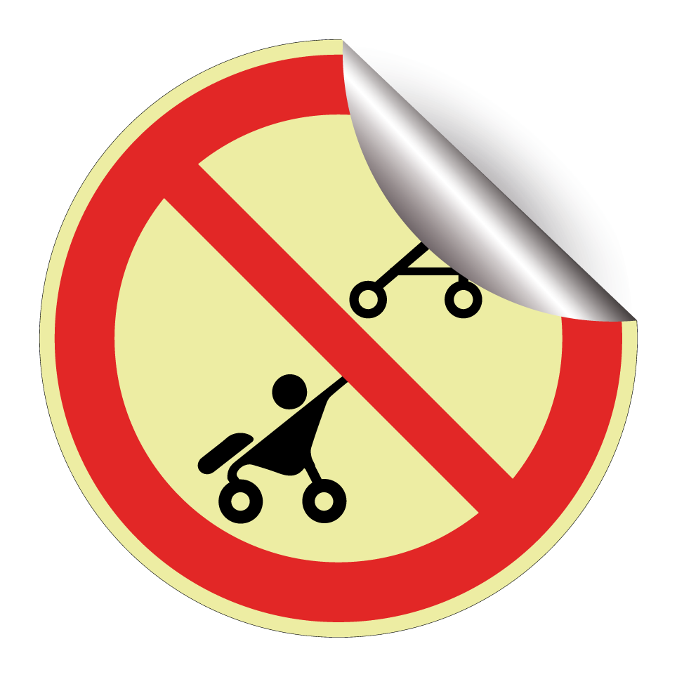 Keine Fußgänger oder Kinderwagen