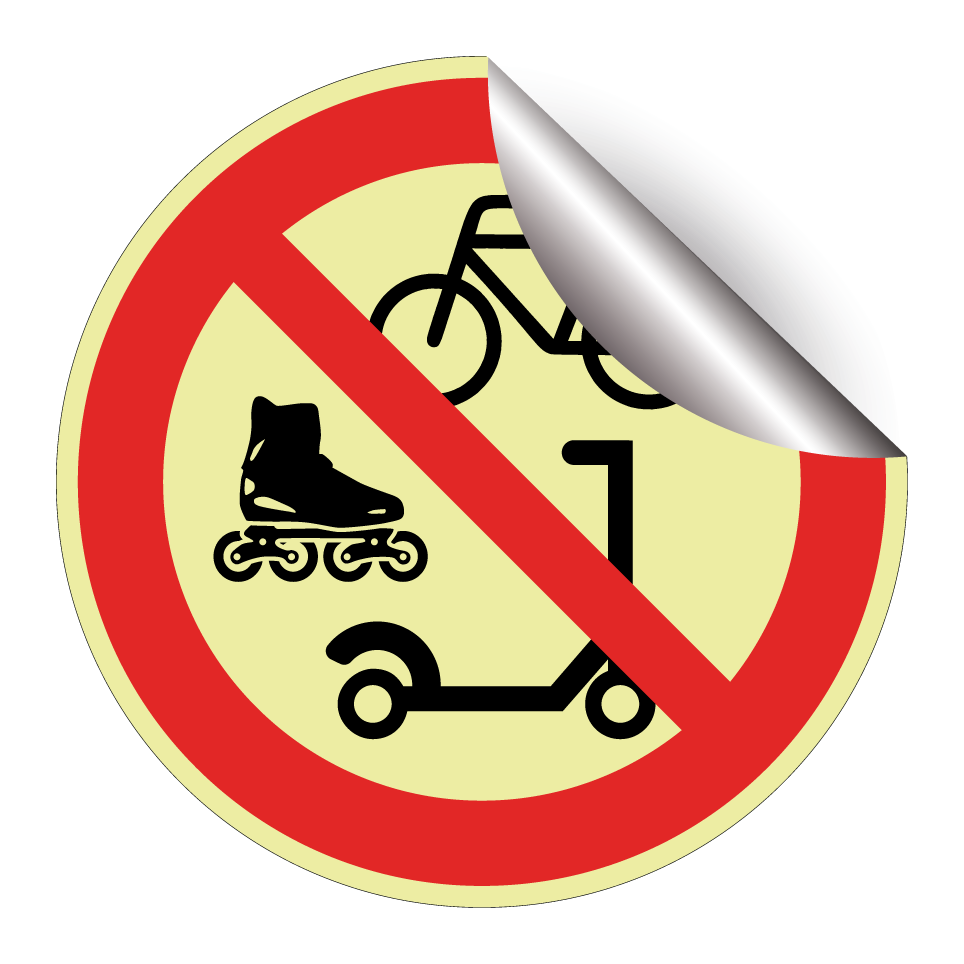 Interdiction de vélos, de patins à roulettes ou de trottinettes