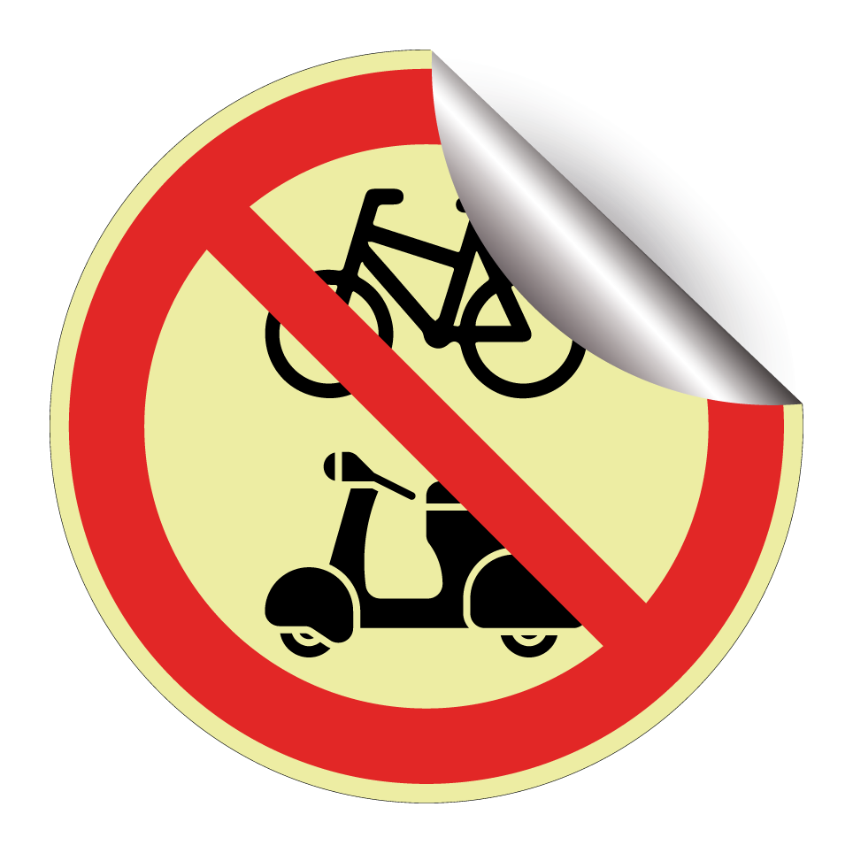 Keine Fahrräder oder Mopeds