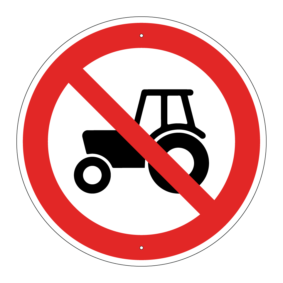 Pas de tracteurs