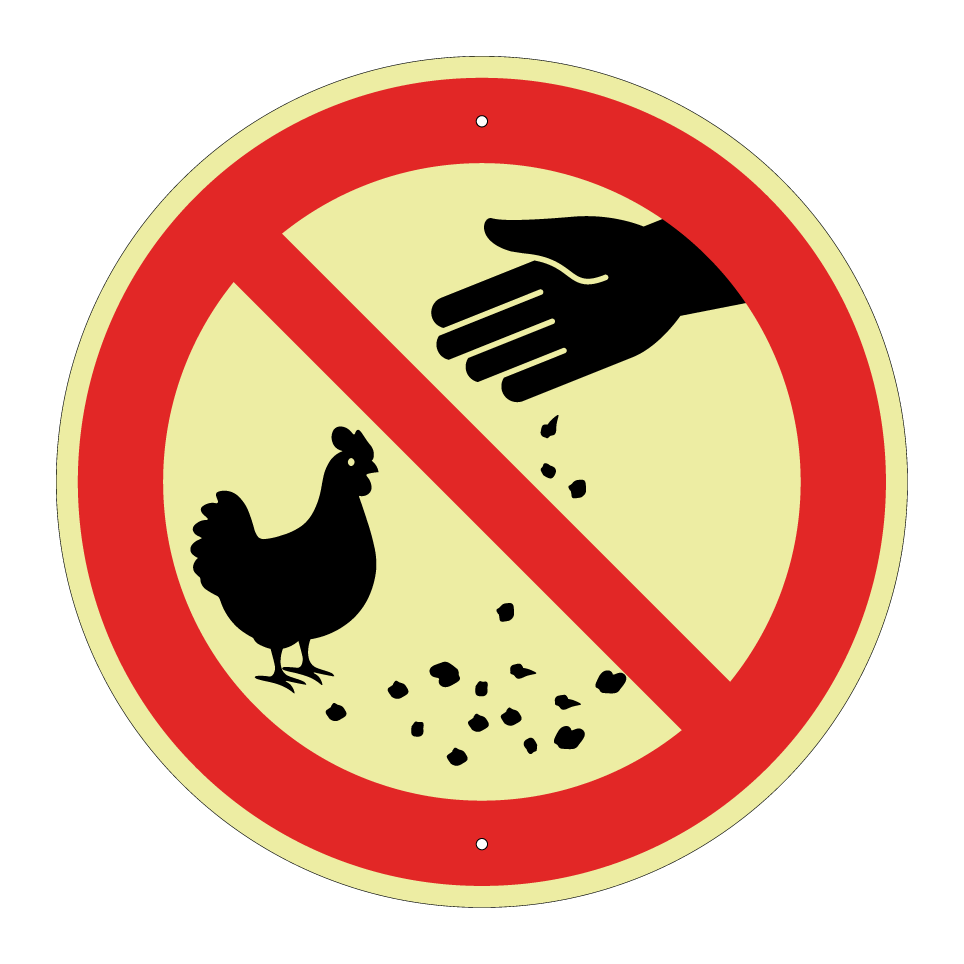 Ne pas nourrir les poules