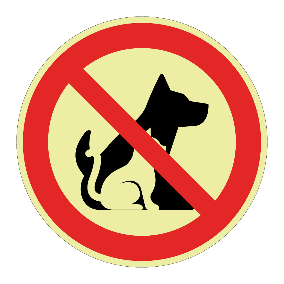 Keine Hunde oder Katzen erlaubt