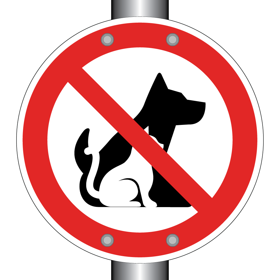Keine Hunde oder Katzen erlaubt