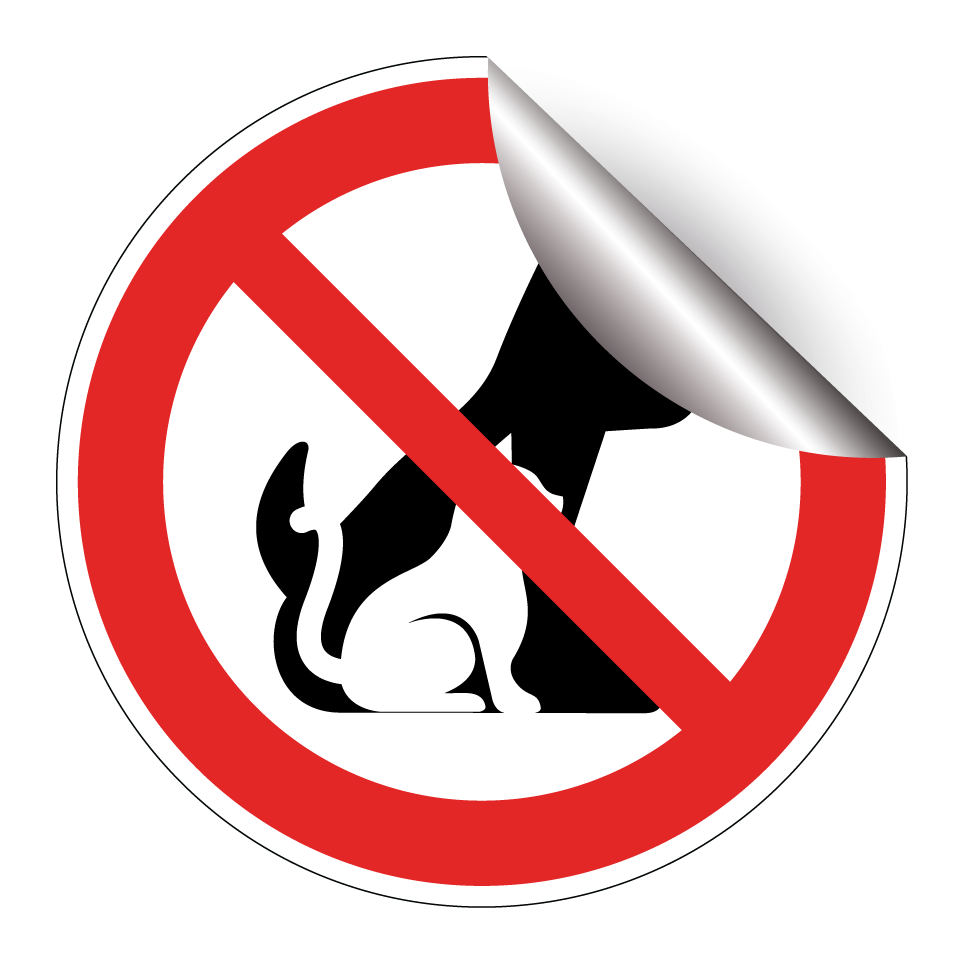Keine Hunde oder Katzen erlaubt