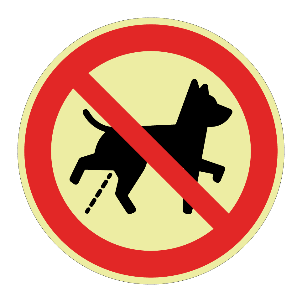 Chiens interdits d’uriner